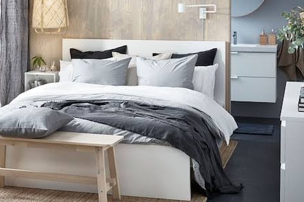 Inspirasi kamar tidur yang nyaman dari IKEA.