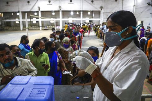 Naik Lagi, India Laporkan Kasus Covid-19 Tertinggi dalam Tiga Minggu