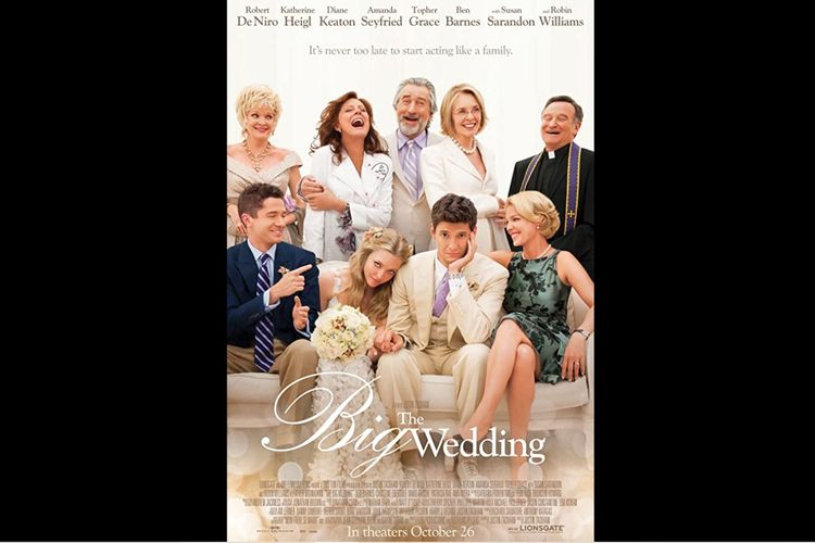 Film komedi The Big Wedding (2013) dapat Anda saksikan di Mola TV.