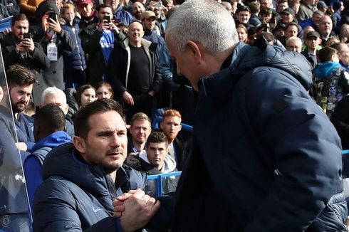 Chelsea Vs Tottenham, Lampard dan Mourinho Masih Akrab, tetapi...