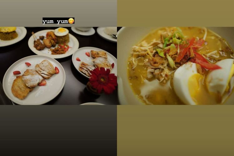Jaemin NCT Dream bagikan foto makanan khas Indonesia.