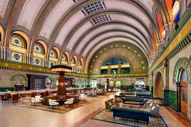 St Louis Union Station Hotel, St Louis, Missouri, Amerika Serikat