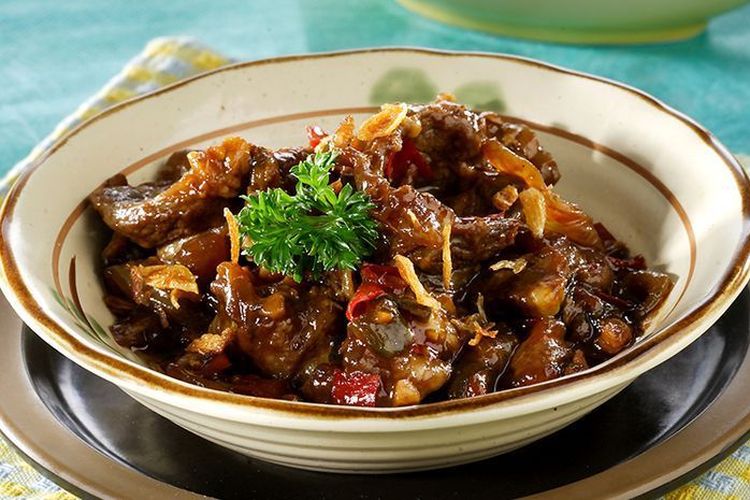 Resep tumis daging saus tiram. 