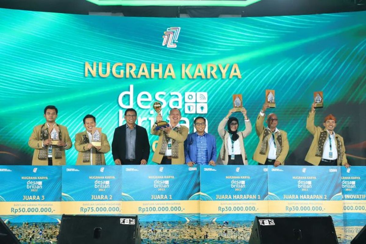 Pemenang Nugraha Karya Desa Brilian 2022 