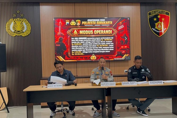 Ngaku Biro Haji, Karyawan Swasta di Solo Jadi Tersangka Penipuan Haji Rp 104,3 Juta
