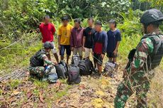 6 TKI Ilegal Kabur dari Malaysia Lewat Jalur Tapal Batas Nunukan