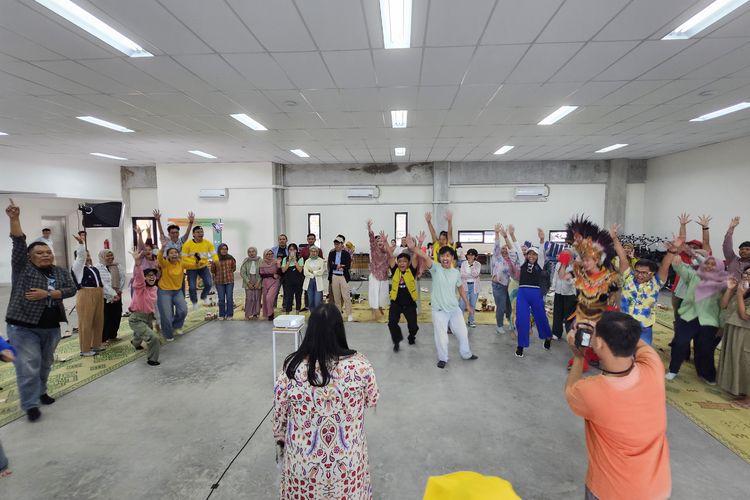 Keseruan perayaan HUT ke-30 Kompas.com di Solo (15/9/2025).