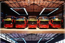 Pakai Kelir Merah, PO Jaya Utama Rilis 5 Unit Bus AKAP Baru
