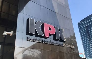 Gedung KPK. KPK geledah rumah Ridwan Kamil di Bandung terkait kasus korupsi Bank BJB.