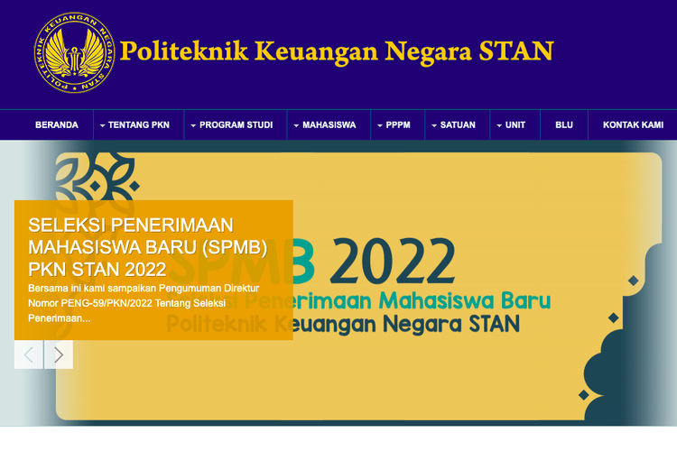 Pendaftaran STAN 2022