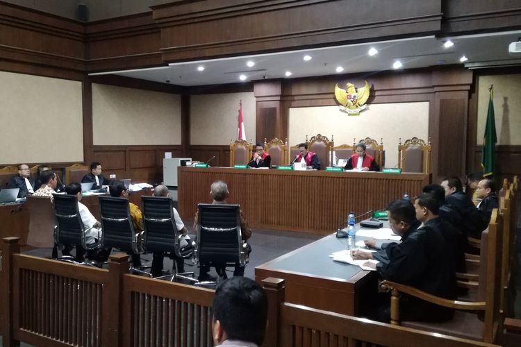 Sidang lanjutan pemeriksaan saksi untuk terdakwa anggota Komisi VI DPR Bowo Sidik Pangarso di Pengadilan Tindak Pidana Korupsi, Jakarta, Rabu (25/9/2019).