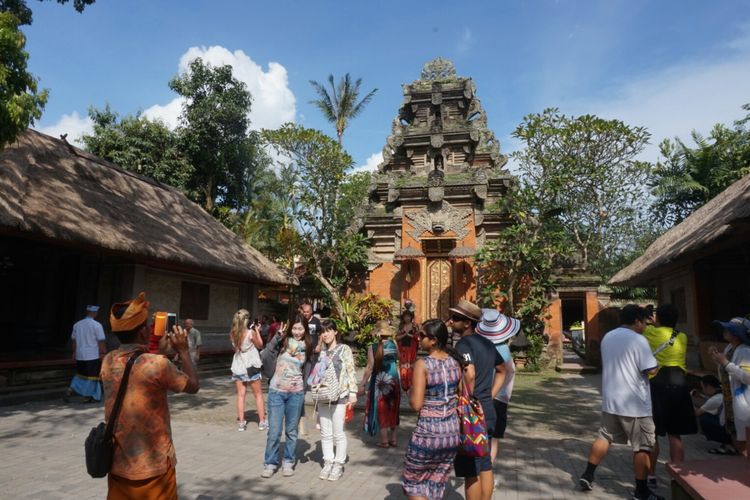 Bagian Puri Ubud di Gianyar Bali yang rencananya akan dikunjungi Raja Salman