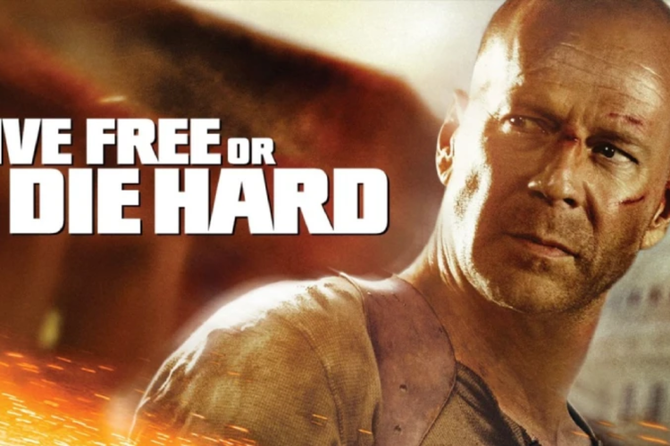 Ilustrasi poster Live Free or Die