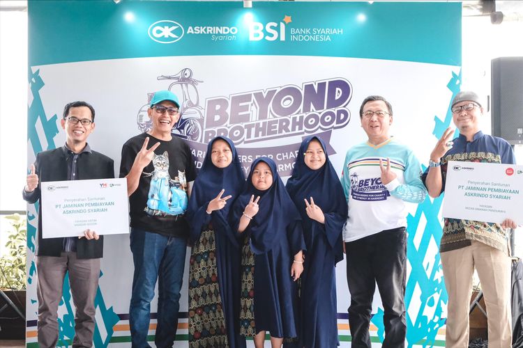 Askrindo Syariah bersama BSI menggelar agenda BEYOND BROTHERHOOD: Syariah Riders for Charity and Synergy in Harmony, Sabtu (22/2/2025).