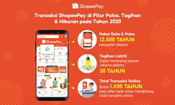 ShopeePay Catat Peningkatan Transaksi Produk Digital
