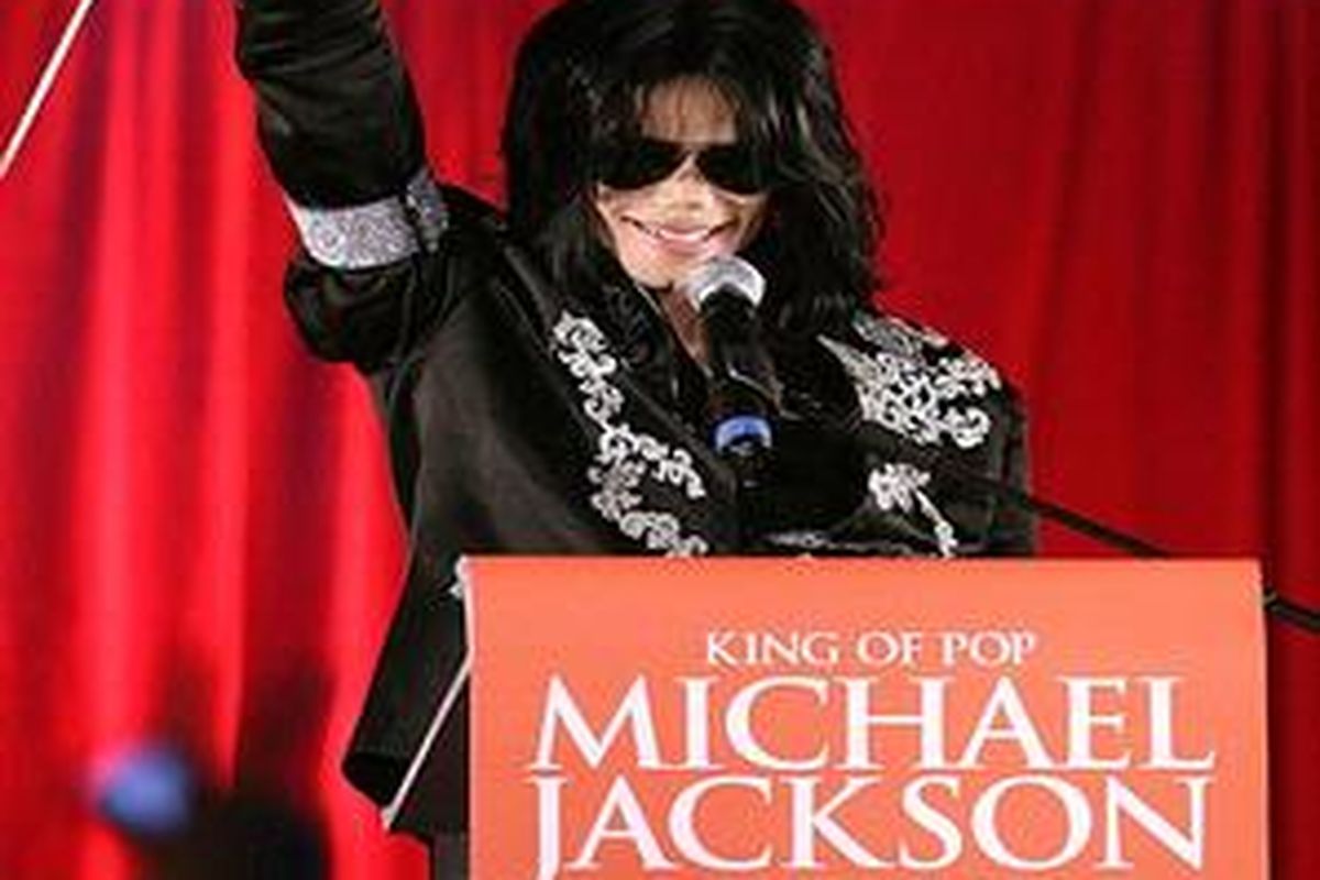Dipaksakan: Michael Jackson sempat mengira akan mengikuti 10 konser, bukan 50 konser seperti dijadwalkan di Arena O2, London, bulan depan