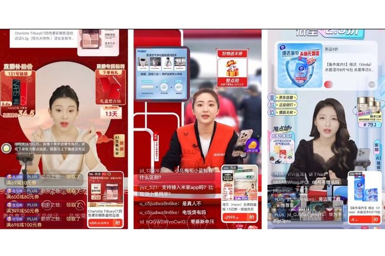 Fenomena Baru di China, Live Shopping 24 Jam Nonstop tapi Kreatornya Bukan Manusia
