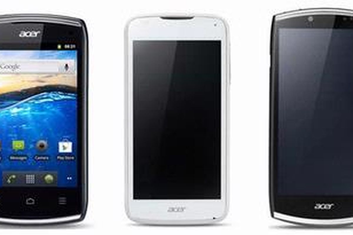(Dari kiri ke kanan): Liquid Z110, Liquid Gallant E350, dan Cloud Mobile S500.