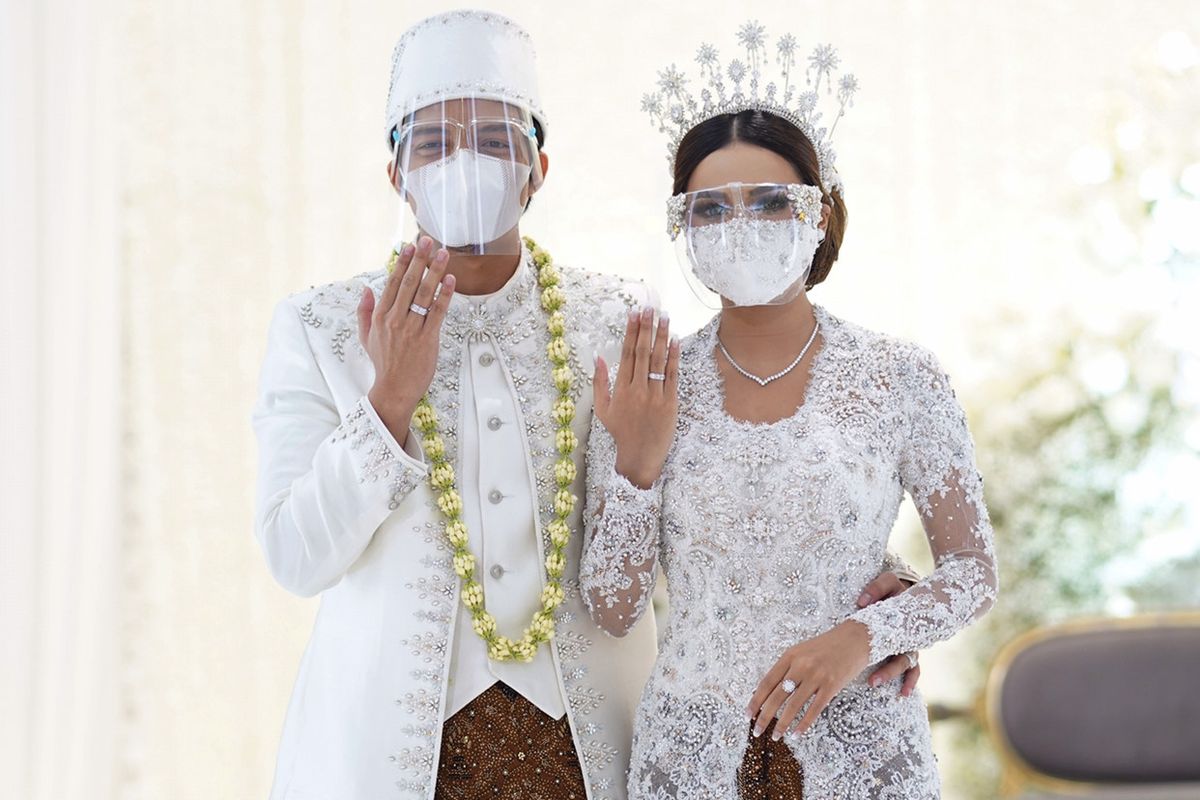 Atta Halilintar dan Aurel Hermansyah resmi menikah pada 3 April 2021