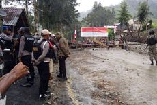 Aparat Buka Paksa Blokade Jalan Trans Wamena-Tolikara