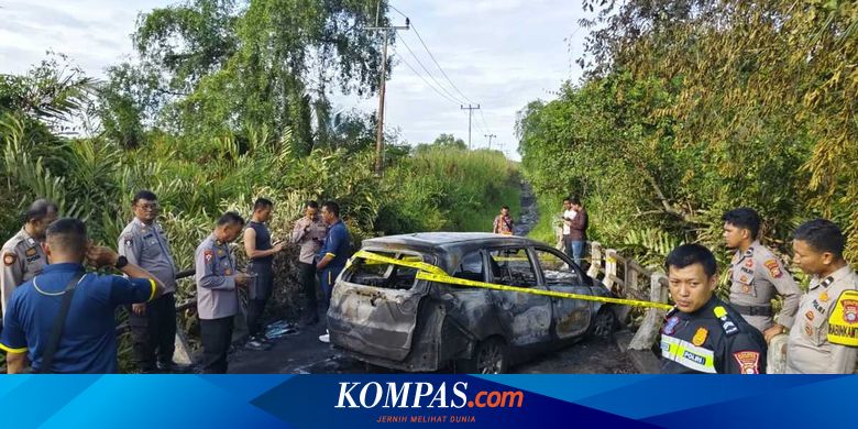 Mobil Honda Mobilio Meledak di Jembatan Inhil, 2 Korban Luka Bakar hingga 75 Persen