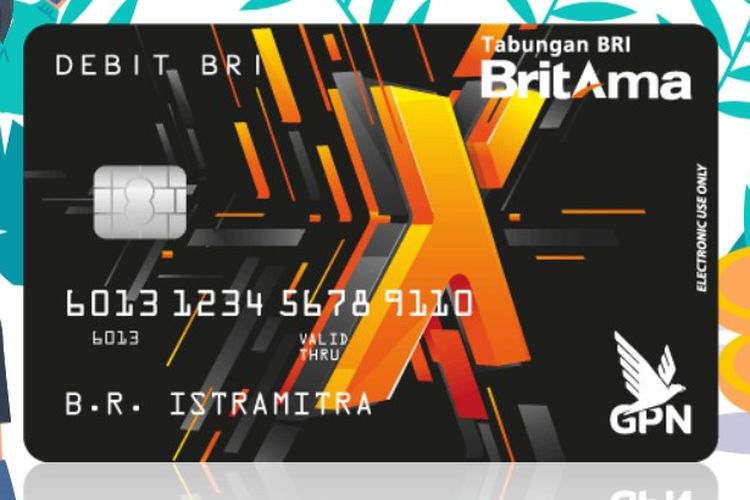 Jenis kartu ATM BRI atau kartu debit BRI Britama X