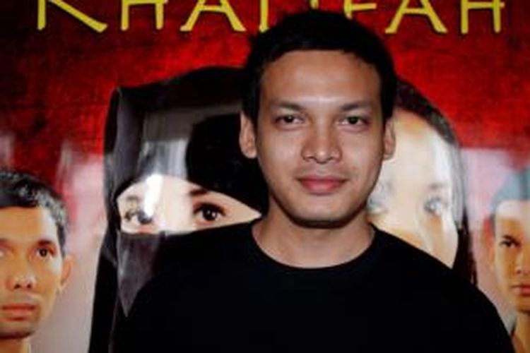 Artis peran Ben Joshua hadir dalam acara peluncuran film berjudul Khalifah di Epicentrum Walk, kawasan Kuningan, Jakarta Selatan, Senin (3/1/2011). 