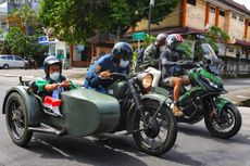 Saat Ridwan Kamil Ajak Legenda Pebalap Nasional Bernostalgia Naik Motor Antik di Mataram...