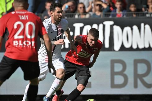 Hasil Rennes Vs PSG: Lionel Messi Kembali, tetapi Les Parisiens Takluk 0-2