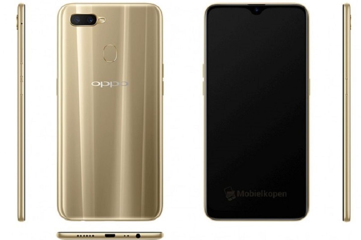 Render terbaru menunjukkan bahwa Oppo A7 punya spesifikasi yang serupa dengan Realme 2. 