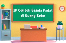 10 Contoh Benda Padat di Ruang Kelas