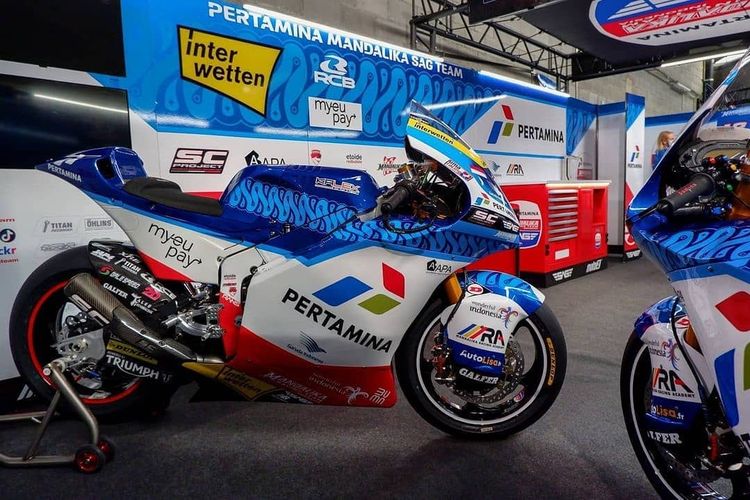 Livery Motor Pertamina Mandalika Sag Team Lebih Simpel