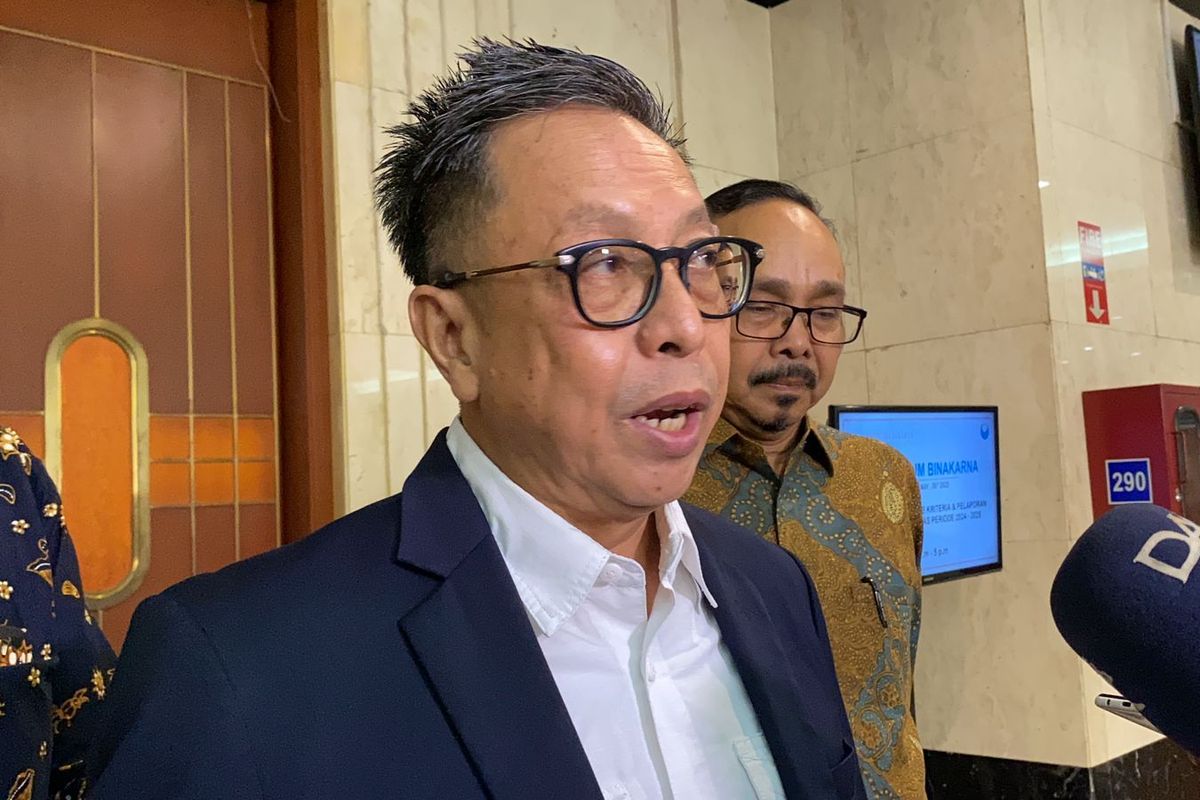 Deputi Bidang Pengendalian Pencemaran dan Perusakan Lingkungan KLH, Rasio Ridho Sani, menjelaskan soal PROPER. 