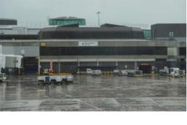 Salah satu sisi Bandara Manchester.