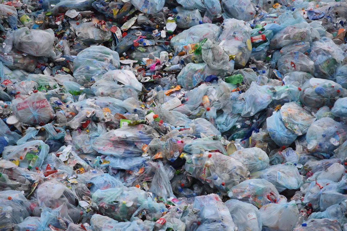 Ilustrasi sampah plastik. Sampah manusia ditemukan di titik terdalam Laut Mediterania.