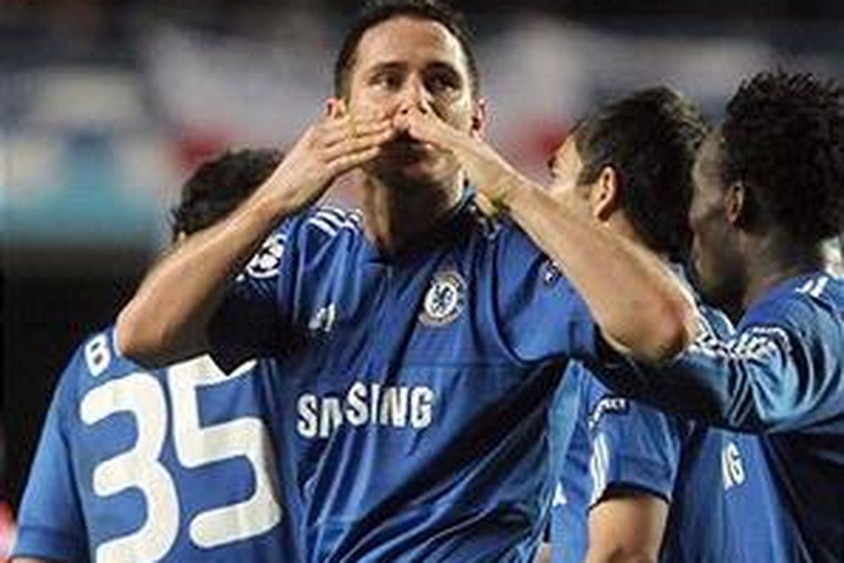 Gelandang Chelsea, Frank Lampard.