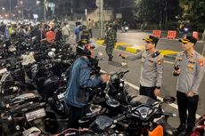 Polisi Tindak Konvoi Motor di JLNT Kuningan-Tebet, 30 Kendaraan Disita