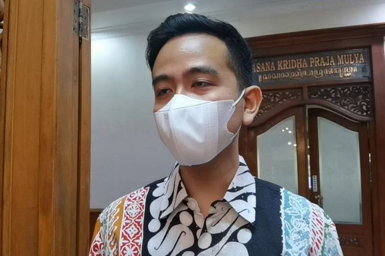 Wali Kota Solo Gibran Rakabuming Raka di Solo, Jawa Tengah, Senin (10/10/2022).