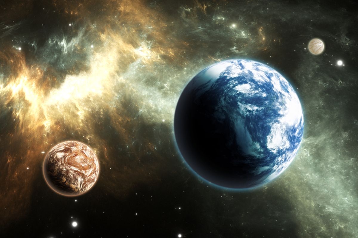 Ilustrasi planet seukuran Bumi, exoplanet yang belum lama ini ditemukan peneliti berada di bintang Proxima Centauri.