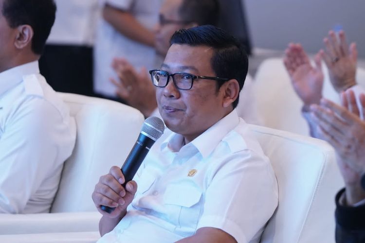 Plt. Menteri Pertanian (Mentan) Arief Prasetyo Adi dalam webinar pembinaan penyuluh pengawalan gernas penanganan El Nino