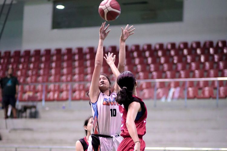 GMC baru saja meraih gelar juara Pramusim Srikandi Cup 2020 usai menang atas tim asal Malaysia Penang Stallions, 88-26, di GOR Remaja Pekanbaru, Kamis (16/1/2020).