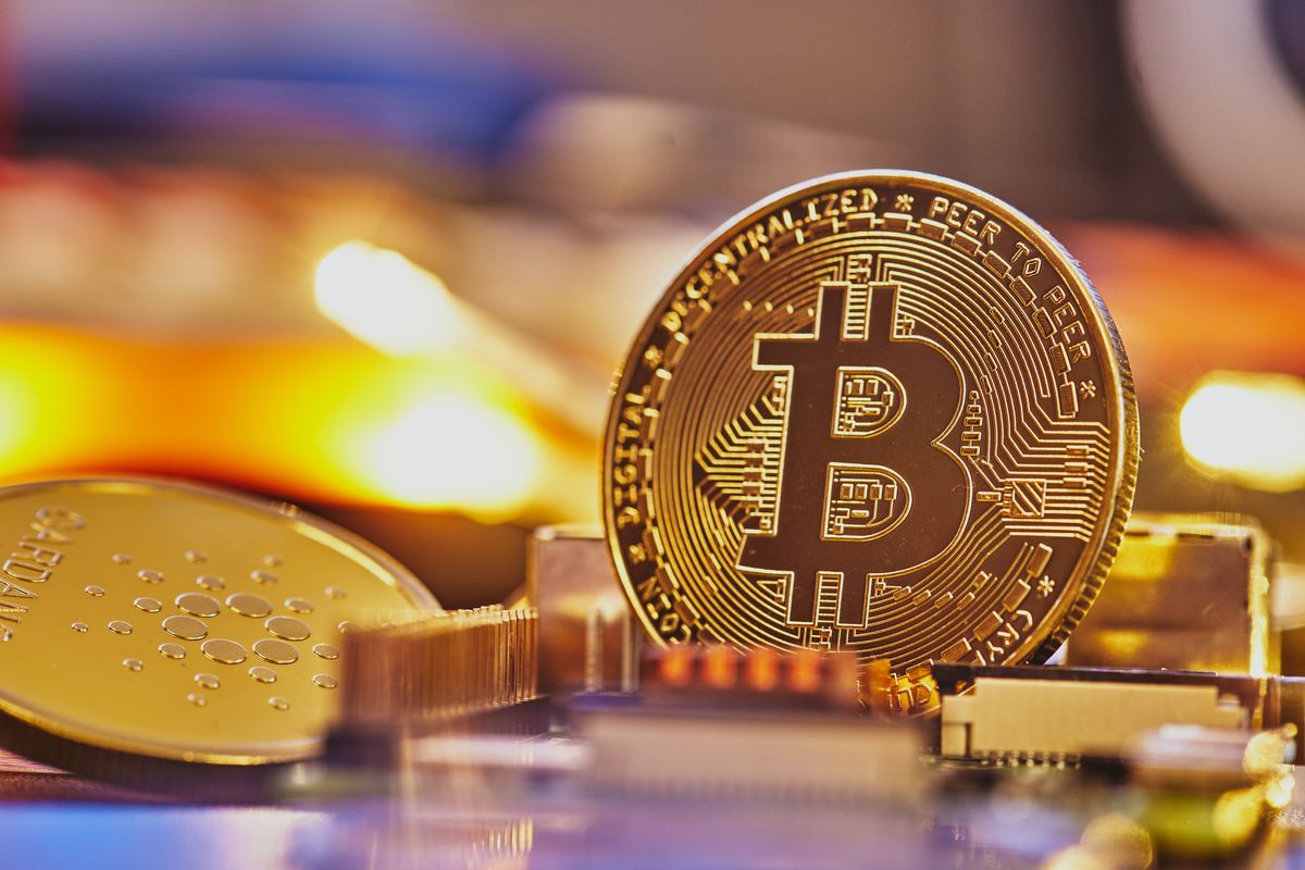 Ilustrasi Bitcoin, mata uang kripto paling bernilai di dunia.