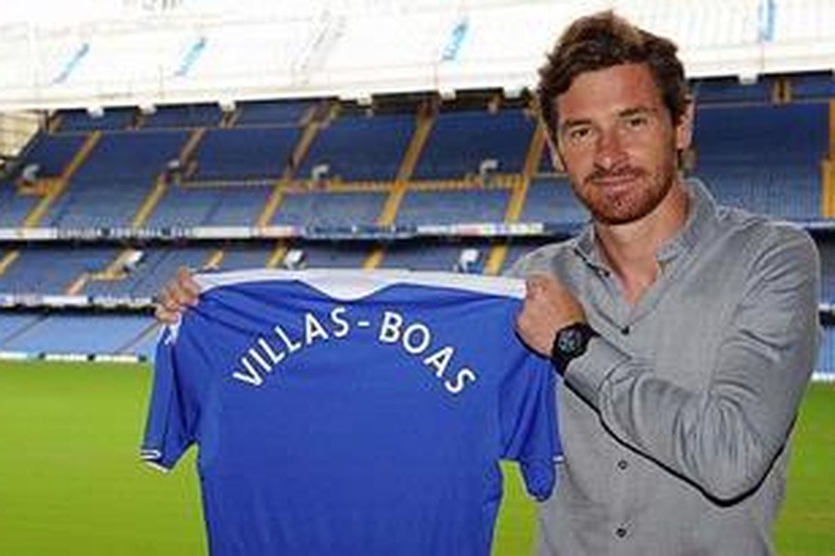 Pelatih Chelsea Andre Villas-Boas.