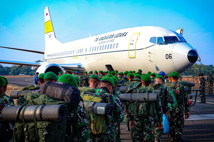 Dua Boeing 737 Dikerahkan, Angkut 665 Prajurit TNI untuk Tangani Karhutla Kalimantan