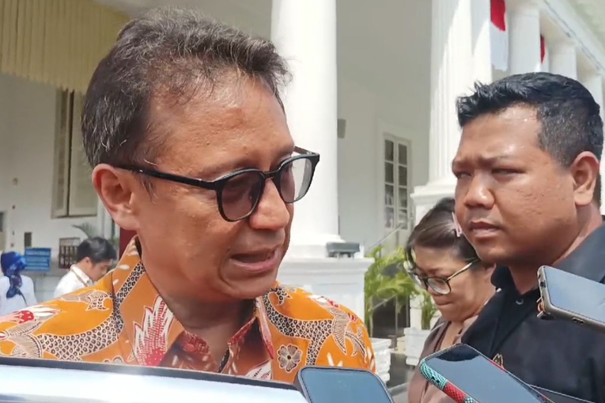 Menteri Kesehatan Budi Gunadi Sadikin di Komplek Istana Kepresidenan, Jakarta Pusat, Selasa (27/9/2024). 