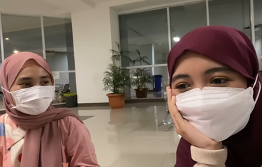 Arafah Rianti senang sekaligus sedih saat Fatin Shidqia sudah negatif Covid-19 dan diperbolehkan pulang ke rumah