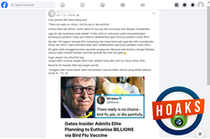 Disinformasi, Bill Gates Ciptakan Pasar untuk Vaksin Flu Burung