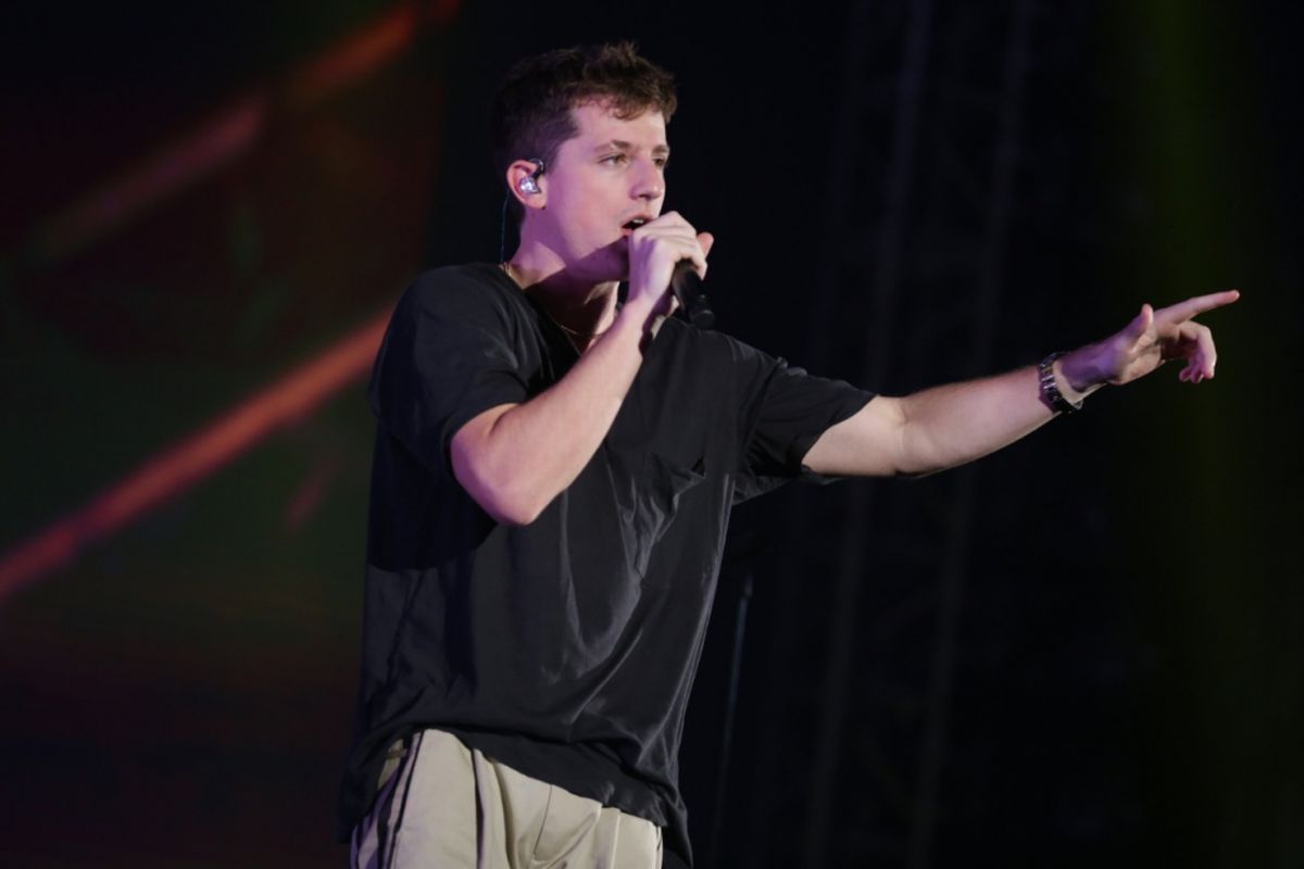 Konser penyanyi solo asal Amerika Serikat, Charlie Puth, yang digelar di ICE BSD, Tangerang Selatan, Banten, Jumat (16/11/2018).