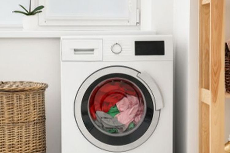 Ilustrasi mesin cuci.