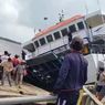 BERITA FOTO: Penampakan Kapal Feri KMP Bili Terbalik di Dermaga Perigi Piai, Kalbar